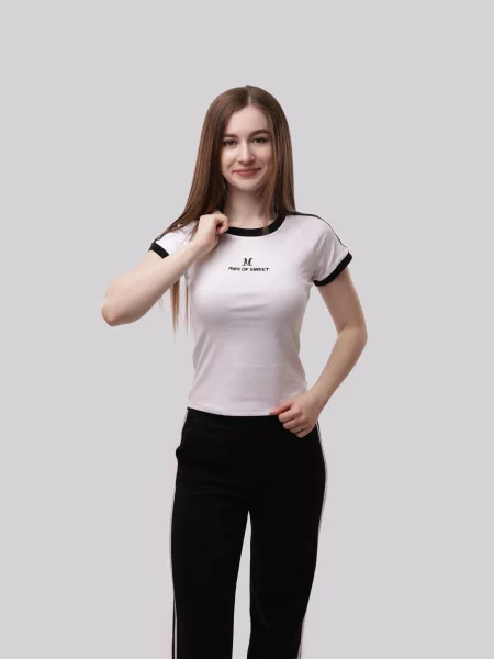 Футболка LUMO віскоза/поліестер білий