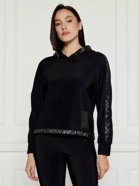 Marc Cain Hanorac | Relaxed fit negru