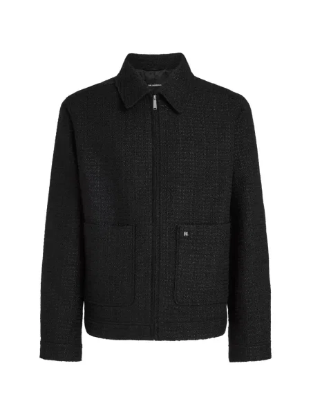 Bouclé geacă Karl Lagerfeld negru