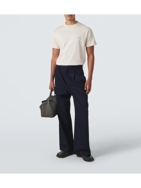 Tricou Loewe din jerseu bej