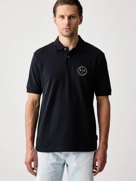 Tricou polo Armani Exchange
