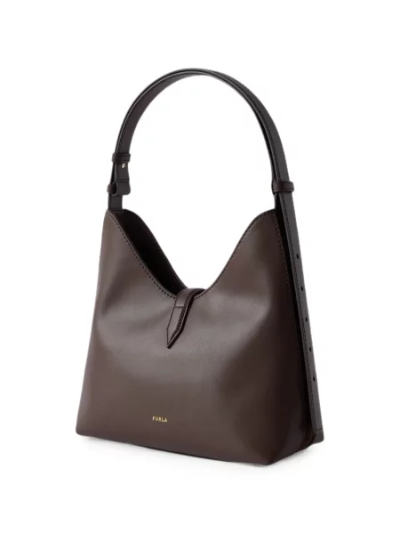 Geantă Furla din piele maro