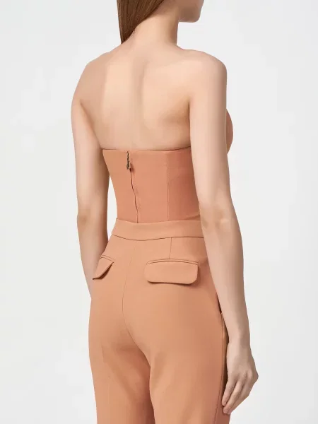 Топ Elisabetta Franchi бежевий