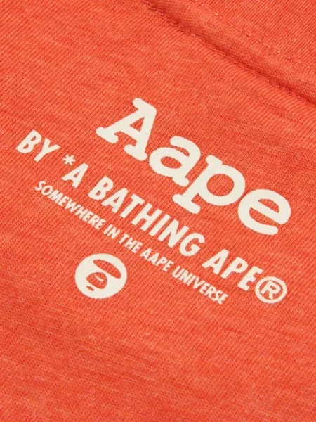 Μπλούζα Aape By *a Bathing Ape® με σχέδιο πορτοκαλί
