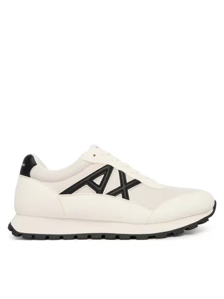 ARMANI EXCHANGE Niske tenisice crna / prljavo bijela