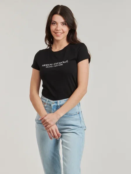 Tričko Armani Exchange čierna