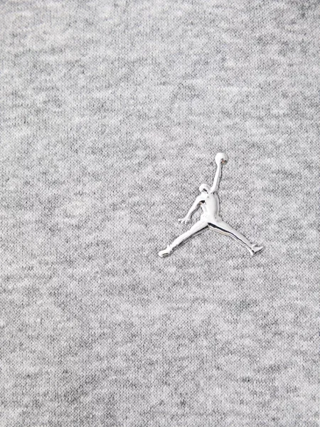 Jordan kapucnis melegítőfelső női pamuttal Brooklyn szürke