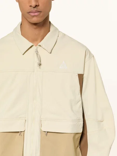 Nike Funkční Bunda Acg Smith Summit krémová / hnědá béžová