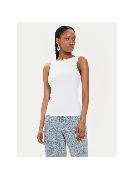 Gestuz Топ Drew Slim Fit білий