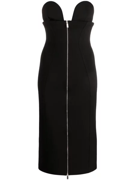 Rochie midi Off-white până la genunchi de costum alb