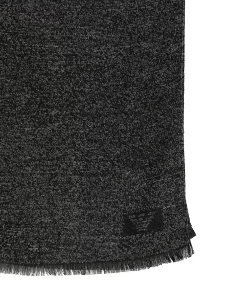Fular Emporio Armani cu autograf negru