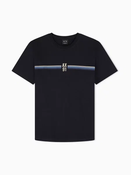 Футболка Armani Exchange темно-синій синя
