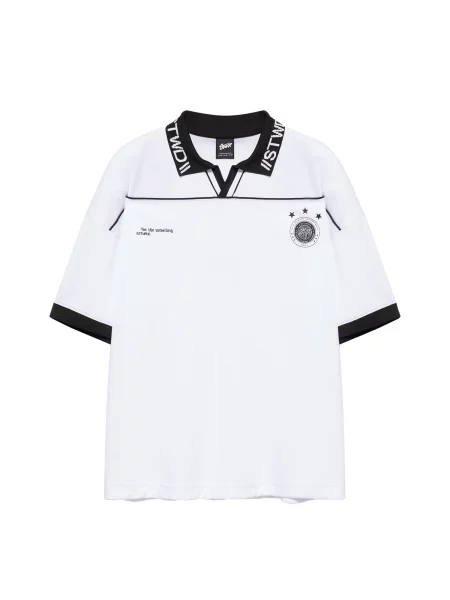 Pull&Bear Tricou STWD DIVISION FUTBOL negru alb