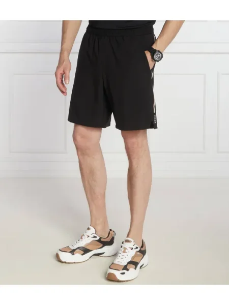 BOSS GREEN Pantaloni scurți S_Break boss x matteo berrettini negru