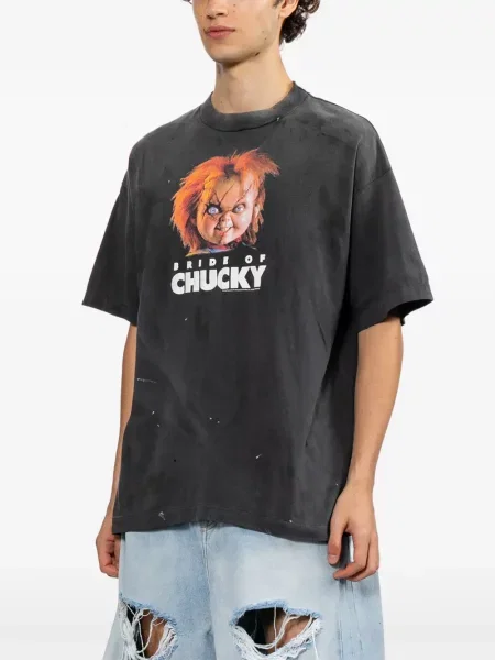 Tricou Saint Mxxxxxx zdrențuiți gri