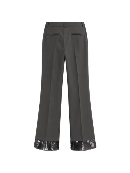 Pantaloni Jucca cu paiete gri