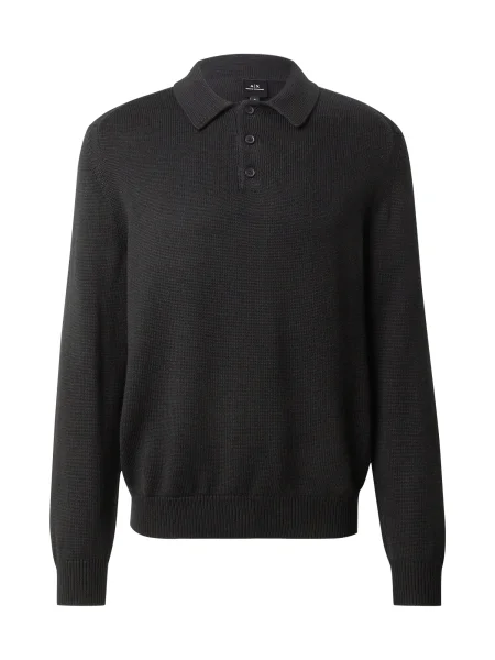 Polo Armani Exchange tricotate negru