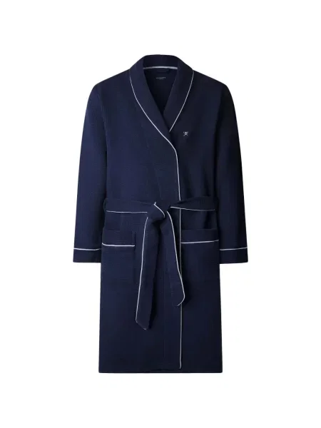 Halat Hackett London cu broderie albastru