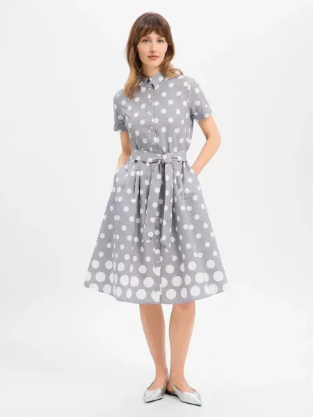 More & More Sukienka z bluzką Kobiety 34 szary