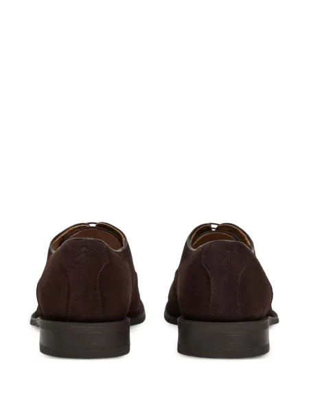 Șapcă Hackett London din piele de căprioară maro