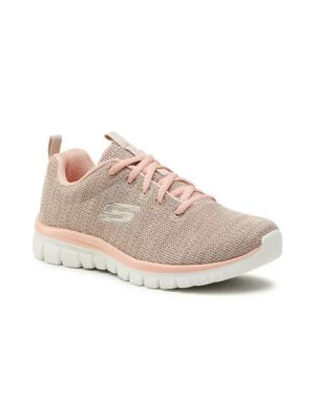 Sneakersy Skechers béžové