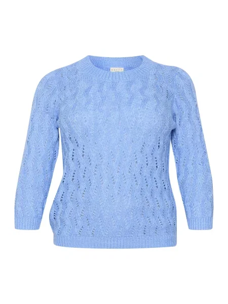 KAFFE CURVE Svetr Lana' modrá
