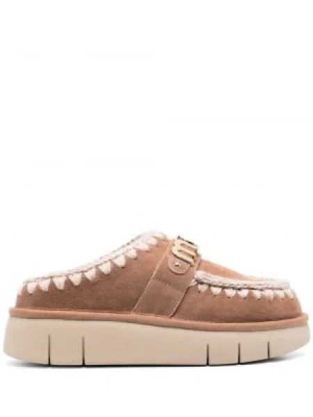 Semišové mules Mou