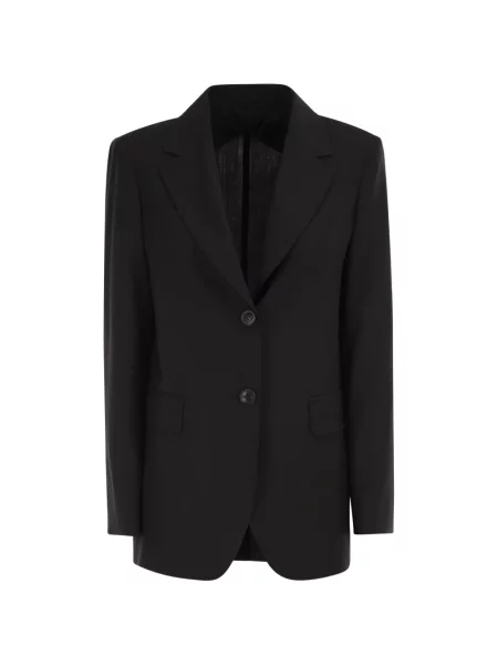 Lung sacou Max Mara negru