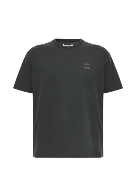 Tricou Samsøe Samsøe cu autograf gri