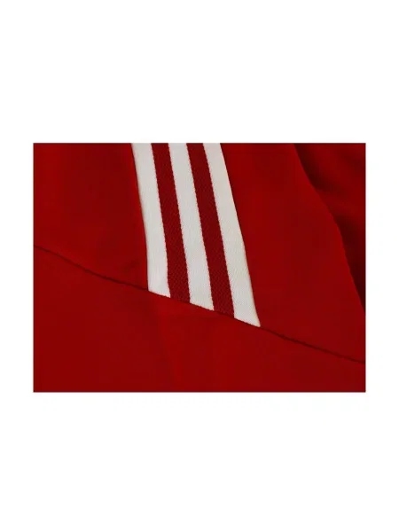 Geacă Adidas cu glugă roșu