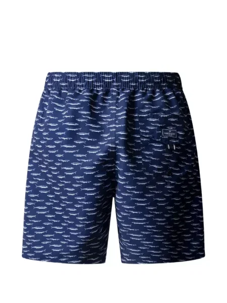 Slip de baie Hackett London cu imagine albastru