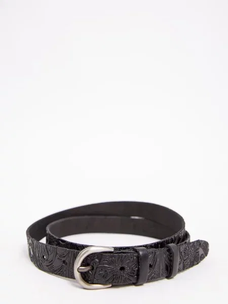 Ремень Ager с ремешками черный