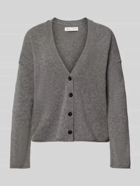 Kurtka z dzianiny o kroju oversized z czystej żywej wełny Marc O'polo