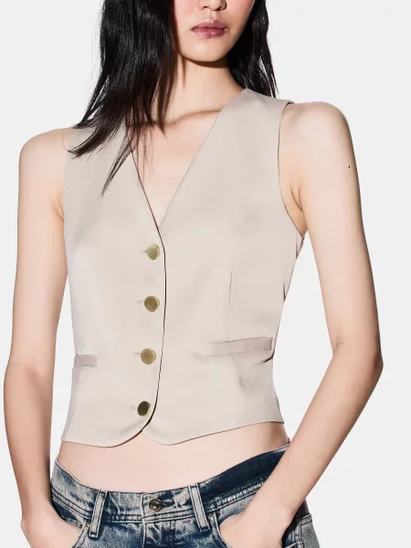 Жилет Armani Exchange бежевий
