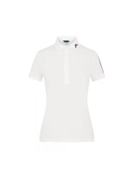 J.Lindeberg Koszulka Polo Z Dżerseju weiss białe