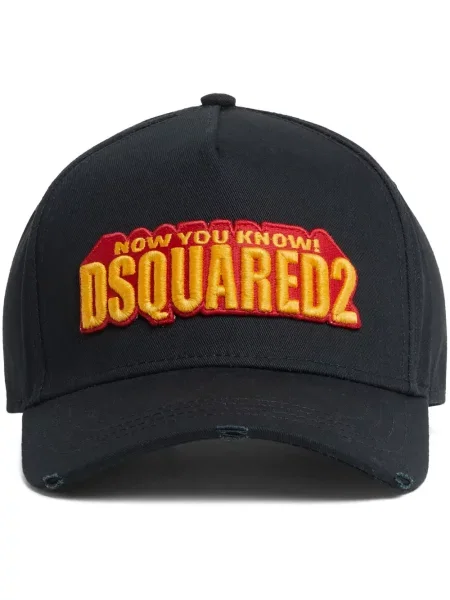 Șapcă Dsquared2 cu broderie negru