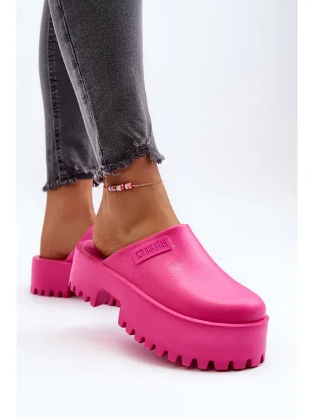 Šľapky Big Star Shoes ružová