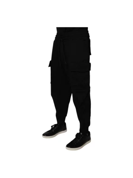 Spodnie cargo Dolce And Gabbana czarne