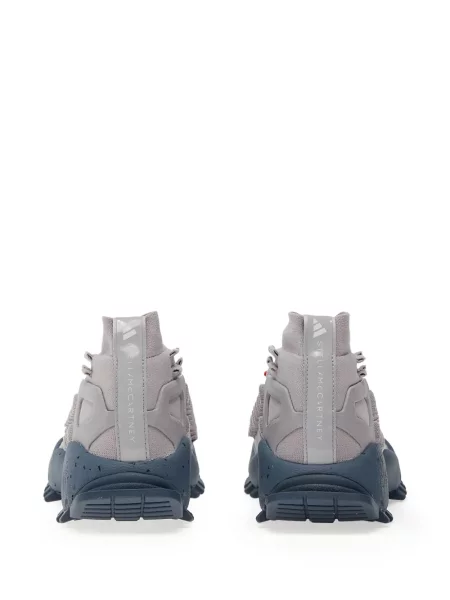 Pruhované pás kalhoty jogger Adidas s potiskem růžové