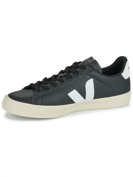 Sneakerși Veja Campo din piele negru