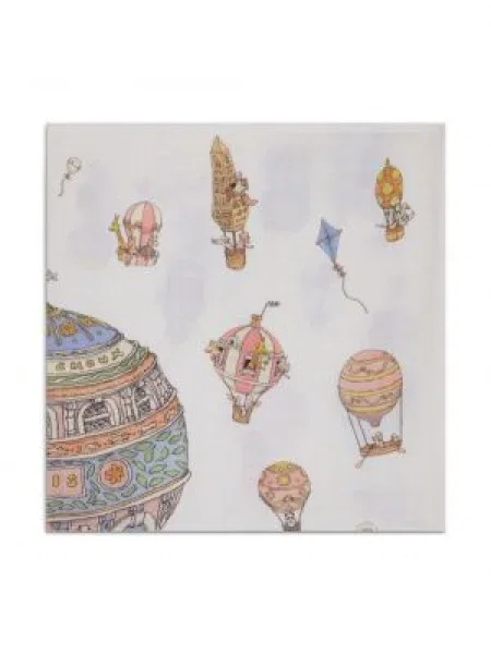 Geantă Atelier Choux cu imagine alb