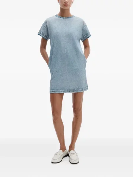 Rochie tip cămașă Rag & Bone albastru