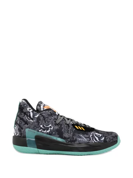 Sneakerși Adidas Solar cu șireturi cu dungi din dantelă negru