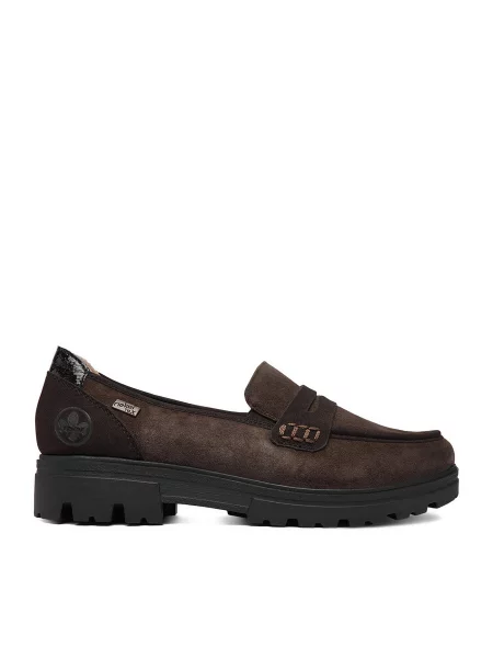 Loaferice Rieker smeđa