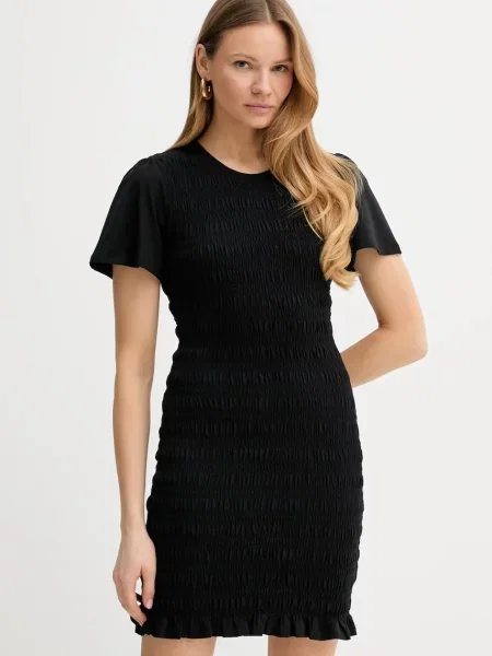 Guess sukienka CLAIRE mini dopasowana czarny