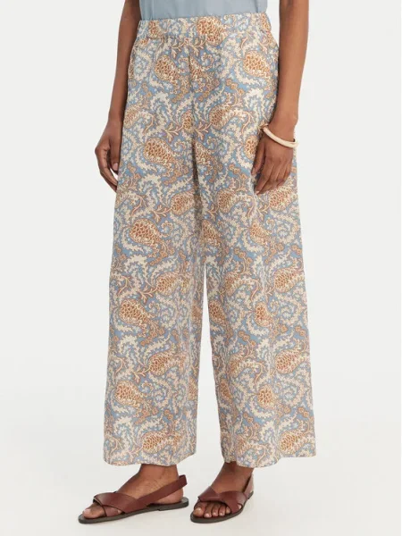 Weekend Max Mara Pantaloni culotte Nirvana celest albastru