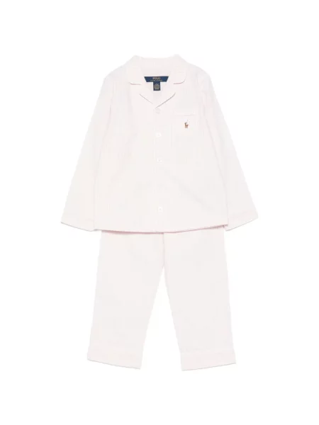Piżama dziecięca Polo Ralph Lauren różowa