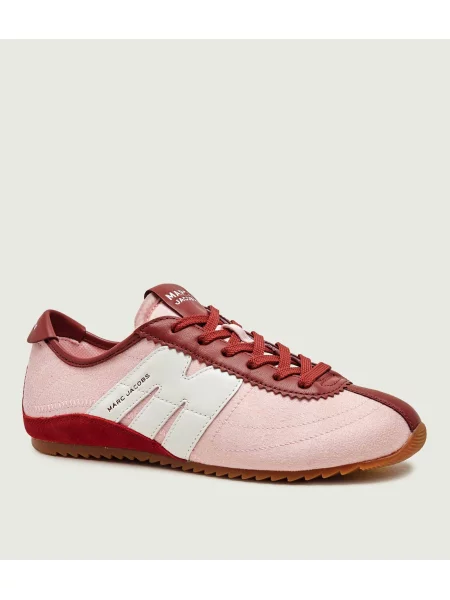 Marc Jacobs Sneakers The Bleecker | piele întoarsă cu adaos de piele roz