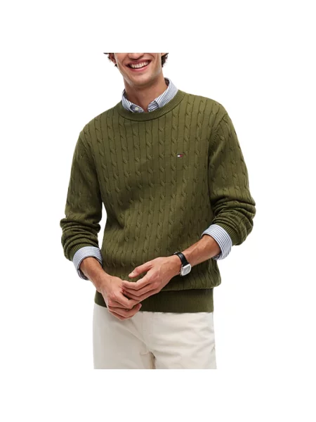 Mikina Tommy Hilfiger zelená