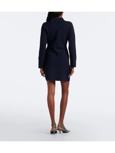 Rochie Veronica Beard tricotate albastru